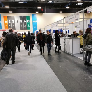 Forte partecipazione di pubblico alla prima giornata di Iolavoro, la job fair giunta alla 23sima edizione e dei Campionati dei Mestieri, Worldskills Piemonte