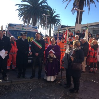 Albisola, inaugurata la nuova ambulanza della Croce Verde (FOTO e VIDEO)