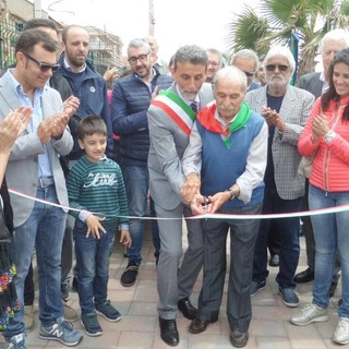 Pietra Ligure: inaugurata la passeggiata di ponente . Valeriani &quot;Le intenzioni quelle di proseguire fino a Loano&quot;