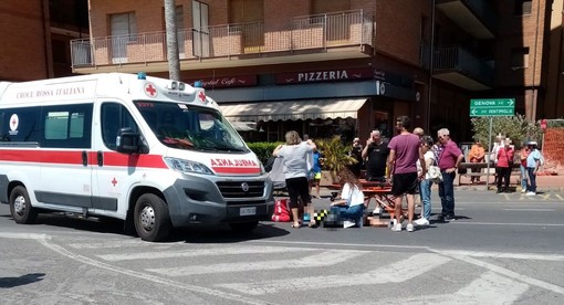 Borghetto, moto cade in corso Europa: un codice giallo al Santa Corona