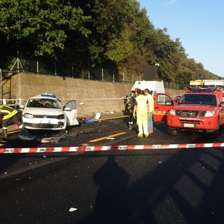 Tamponamento tra tre auto sulla A6: soccorsi mobilitati, disagi al traffico (FOTO)