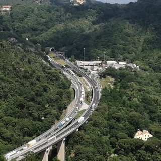 Incidente sull'autostrada A10 nei pressi di Orco Feglino