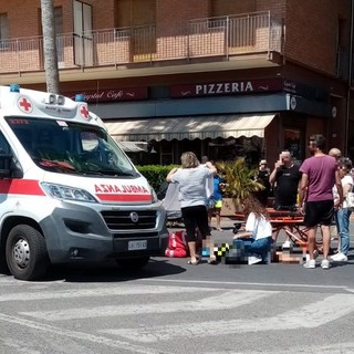 Borghetto, moto cade in corso Europa: un codice giallo al Santa Corona