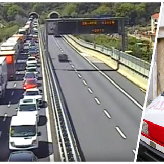 Incidente in A10 all'altezza di Pietra Ligure: traffico in tilt in direzione Savona
