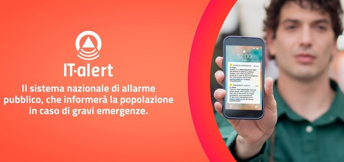 It-Alert, domani alle 12 il test del nuovo sistema di allertamento nazionale in Liguria