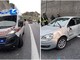 Incidente in A10 all'uscita di Celle, camion contro un'auto che si ribalta: due i feriti