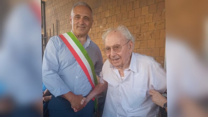 Albisola, entra nel club dei centenari il partigiano Santiago Nicolino Scasso