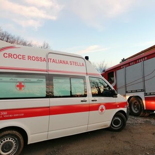 Incidente a Stella, uomo rimane bloccato sotto la propria motocicletta