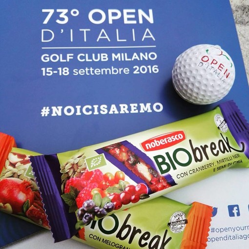 La Noberasco al tee di partenza del 73° Open d’Italia