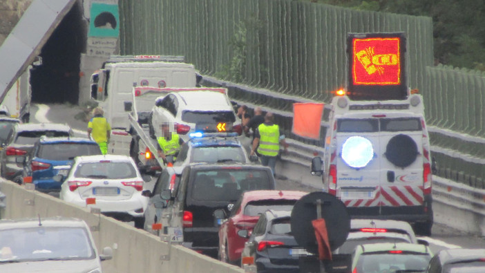 L'incidente verificatosi tra Savona e Albisola