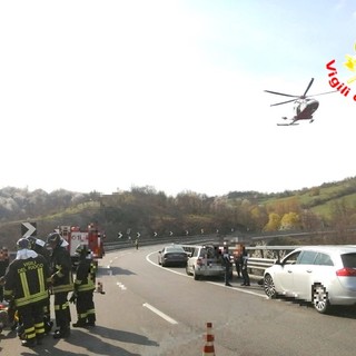 Motociclista cade in autostrada tra Millesimo e Ceva. Interviene l’elisoccorso