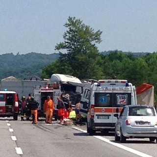 Incidente ieri sulla Torino-Savona: cinque feriti di cui uno in gravi condizioni