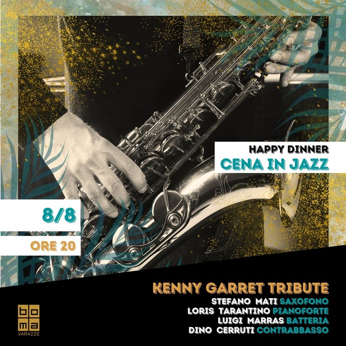 Al Boma di Varazze nuova cena in jazz con il Kenny Garret Tribute