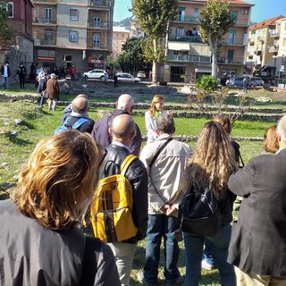 Albisola, inaugurata l'area archeologica della villa romana con nuovi pannelli illustrativi (FOTO)