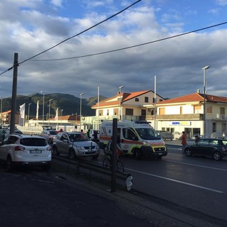 Albenga:incidente sulla via Aurelia, motociclista ferito