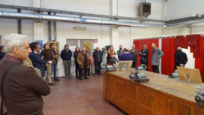 Savona, inaugurato il nuovo laboratorio di saldatura al Ferraris-Pancaldo: “Progetto per gli studenti e per le aziende” (FOTO)