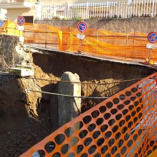 Celle, crolla un muro all'interno di un cantiere in via Avogadro