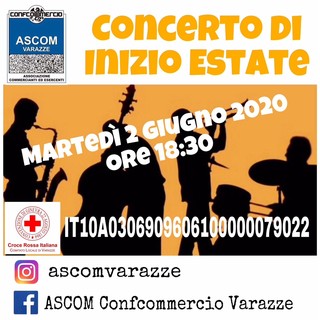 Il Covid-19 non ferma il concerto di inizio estate promosso da Ascom Confcommercio Varazze: sarà via social