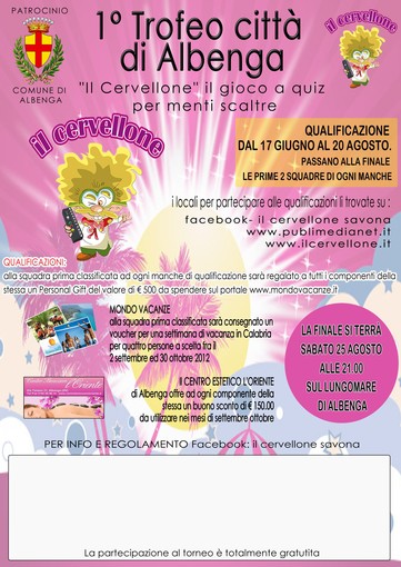 Ad Albenga arriva “Il Cervellone”