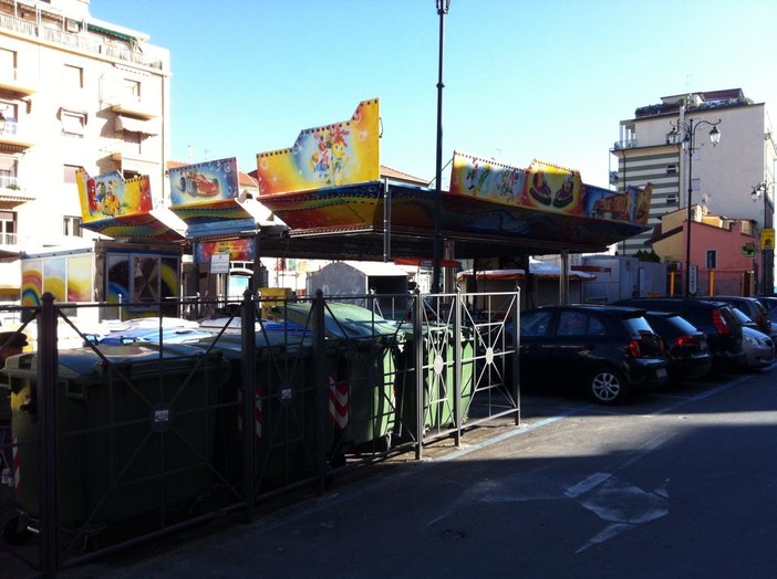 Finale Ligure: riorganizzati gli spazi del luna park per ragioni di sicurezza