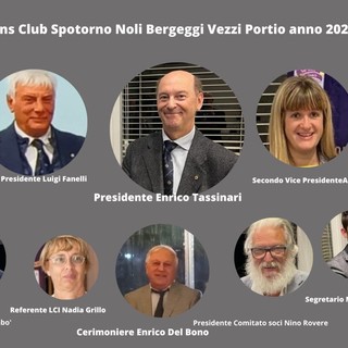 Lions Club Spotorno-Noli-Bergeggi-Vezzi Portio, alla guida riconfermato Enrico Tassinari