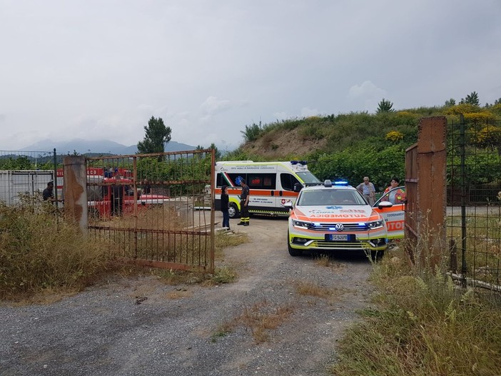 Lusignano, uomo travolto da mezzo agricolo, trasportato al Santa Corona