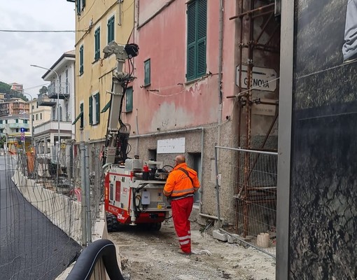 Consolidamento abitazioni sul S. Brigida a Celle: riprendono i lavori sul cantiere (FOTO)