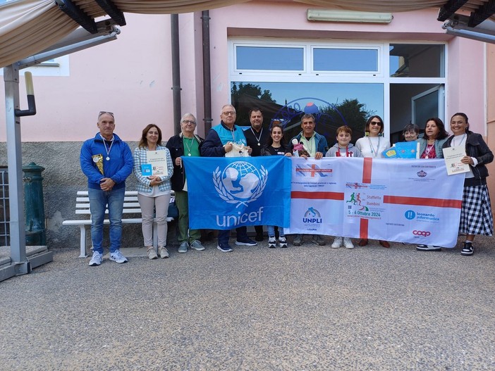 Una delegazione Unicef incontra i bambini delle scuole di Laigueglia