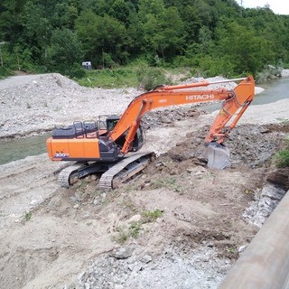 Murialdo, via ai lavori per la ricostruzione del ponte delle Fucine (FOTO)