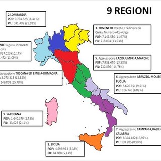 Si torna a parlare di accorpamento fra Valle d’Aosta, Piemonte e Liguria per dare vita al “Limonte”: varrebbe l’11% del Pil Nazionale