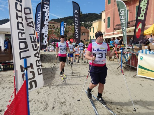 Clusone vince la tredicesima edizione dello Sci di fondo on the beach Laigueglia