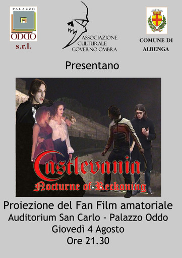 Albenga: domani proiezione di “Castlevania – Nocturne Of Reckoning”