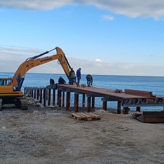 Albenga, inizia a prendere forma il molo &quot;pesca e turismo&quot;