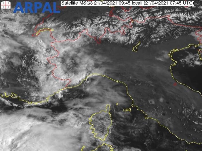 Meteo, deboli piogge interessano il savonese