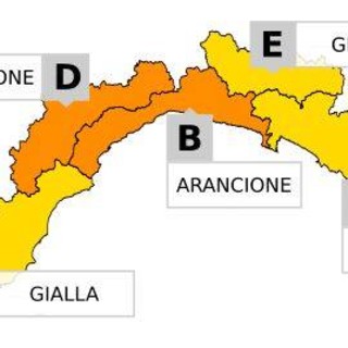 Maltempo, Arpal modifica e prolunga l'allerta meteo per temporali