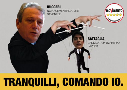 Savona, Diaspro (M5S): &quot;La Battaglia è prestanome di Ruggeri&quot;