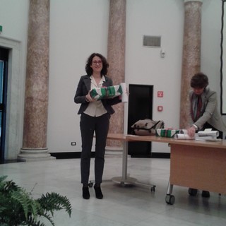 L'assessore borghettino Oliva riceve il Premio alla Cultura Amico delle Biblioteche