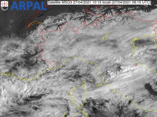 Meteo, tempo instabile con piogge frequenti