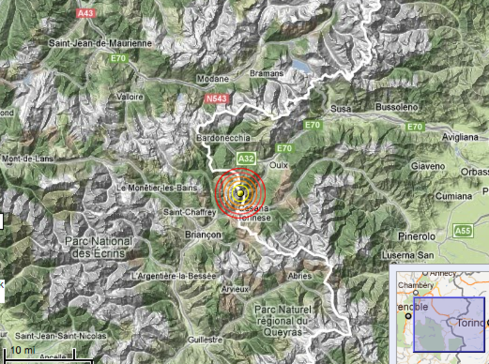 Terremoto: avvertita anche a Savona la scossa di magnitudo 4.4 che questa notte ha colpito Francia e Piemonte