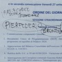 &quot;Pierfederici Ergastolo&quot;, imbrattato un manifesto a Varazze e attaccato il Sindaco