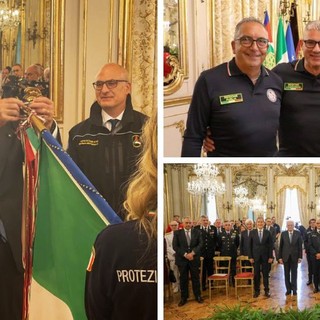 Medaglia d’oro al valor civile alla Protezione Civile, anche Giovanni Naso di Albenga al Quirinale dal Presidente Mattarella