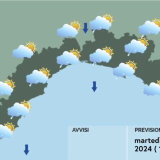 Meteo, rovesci sparsi su tutta la regione e temperature massime in calo