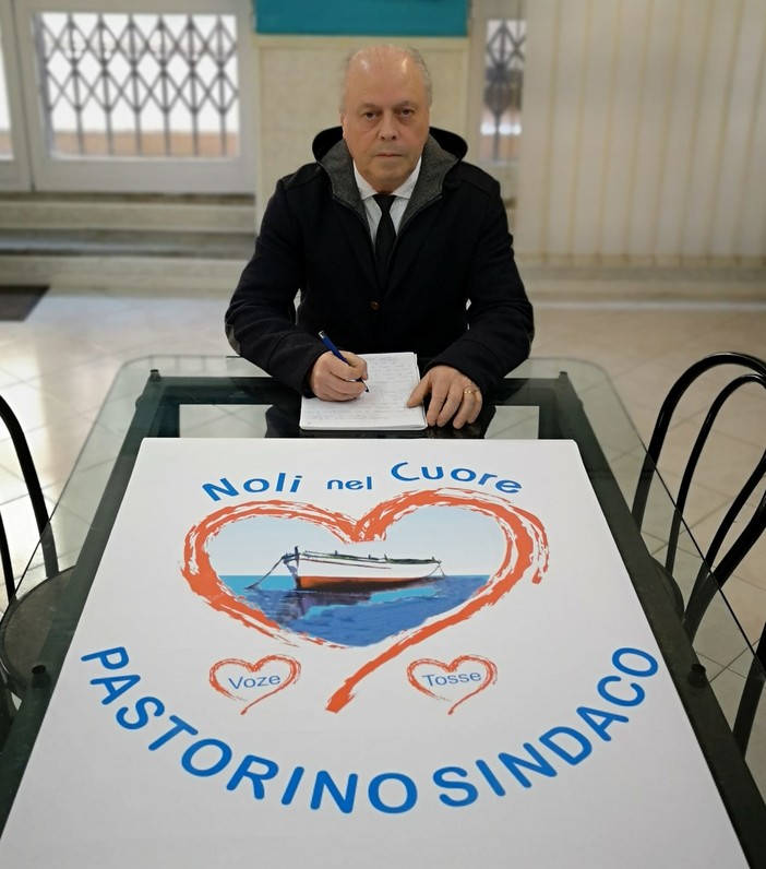 Noli, Marino Pastorino si presenta come candidato sindaco: “Pronto a lavorare per i nolesi”