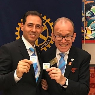 Giovanni Benedetto, presidente Rotary Saluzzo, Gian Michele Gancia