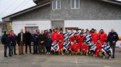 Millesimo: Cittadella dello sport, festa con il Savona Calcio per la chiusura dei primi lavori