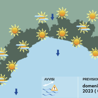 Meteo, chiusura di settimana soleggiata in Liguria