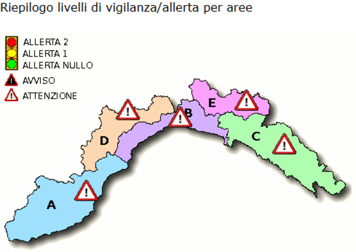 Torna il maltempo nel weekend: Arpal emette livello di attenzione per pioggia e neve sul savonese