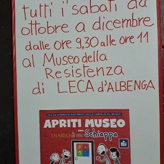 Leca d'Albenga, il Museo Storico della Resistenza aderisce al progetto &quot;Famiglie al Museo&quot;: visite guidate ogni sabato mattina