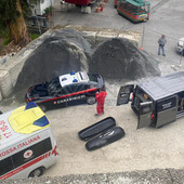 Il cantiere ad Alassio nel quale ha perso la vita Luciano Pierano