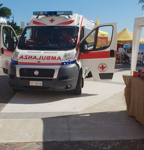 Malore in fiera a Celle Ligure per una donna di circa 70 anni